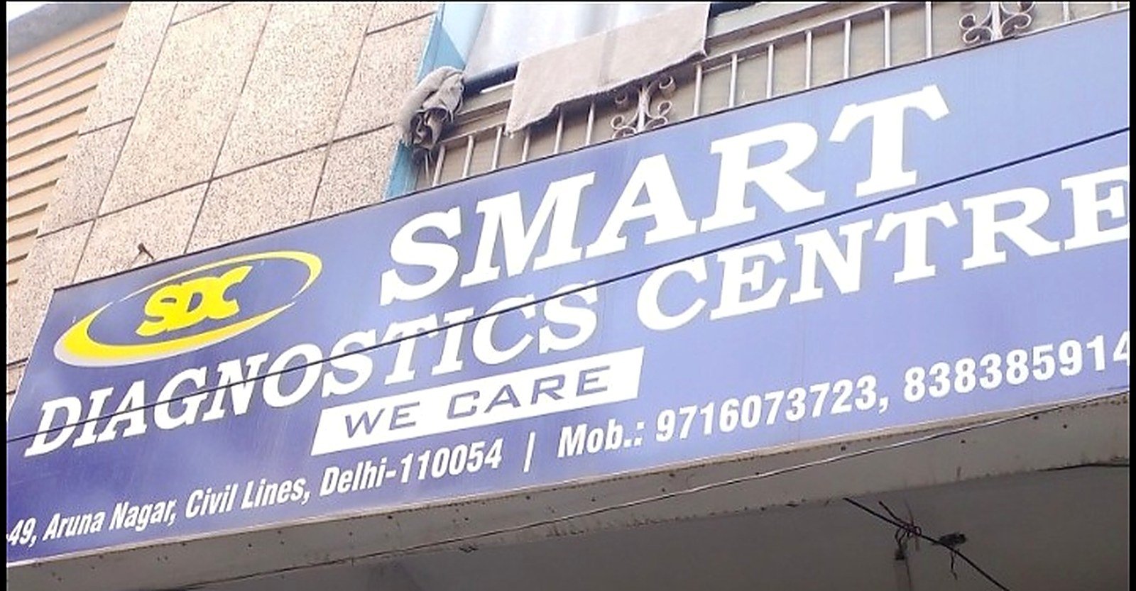 Smart Diagnostics Centre signboard